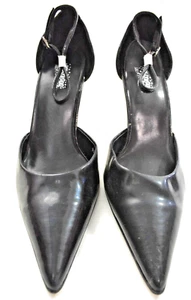 Ladies Hollywood Heels 4" Stiletto Heel Black Size 9.5 - Picture 1 of 8