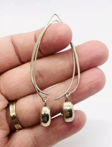 Long SILPADA Sterling Silver "Just Dropping In" Threader Earrings W2032 - Picture 1 of 8