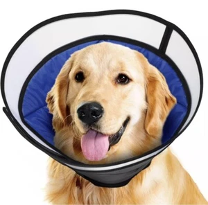 Dog cone for dogs after surgery comfort fit soft help for Medium Size 7 - Picture 1 of 5
