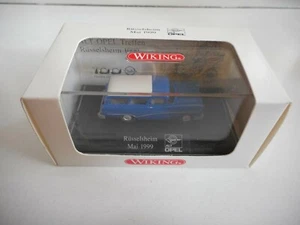 Wiking '57 Opel Caravan "Russelsheim Mai 1999" in Blue on 1:87 in Box - Imagen 1 de 2