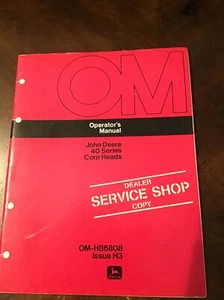 John Deere Serie 40 Cabezales de Maíz Manual de Operador - OM-H86808 - Imagen 1 de 1