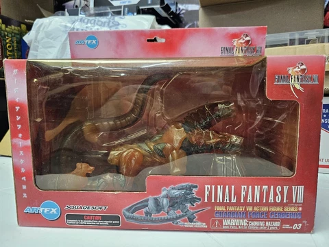 Final Fantasy VIII 8 Guardian Force Cerberus Action Figure Square soft art fx Cover