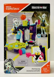 MONSTER HIGH PHYSICAL DEADUCATION FRANKIE STEIN FIGURE SET MEGACONSTRUX NEW - Picture 1 of 2