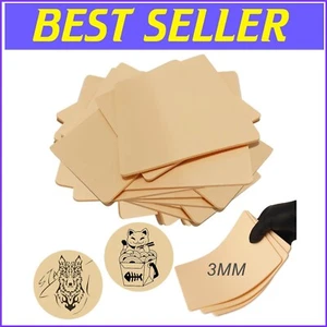20pcs 3mm Water-Resistant Fake Tattoo Skin - Perfect for Artists and Beginners - Picture 1 of 9