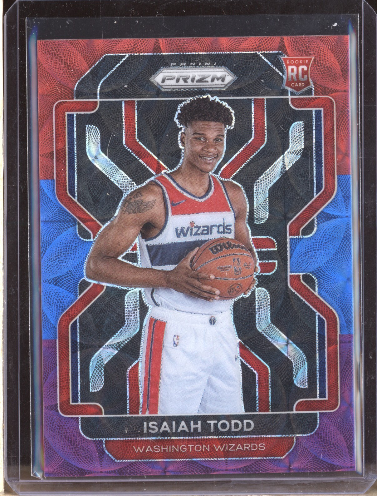 Isaiah Todd 2021-22 Panini Prizm 299 Choice Red Blue Purple RC 4/15  PMC