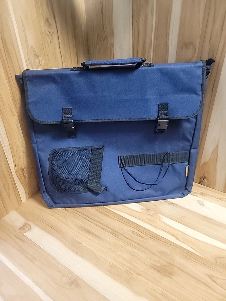 Portfolio Backpack Loew-Cornell Blue W/ No Working Zippers - Изображение 1 из 4