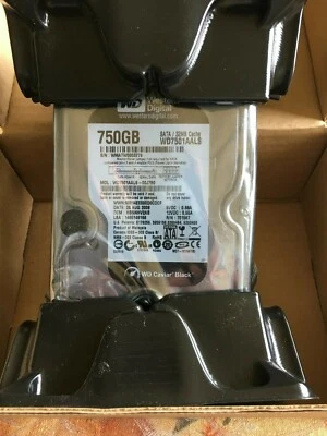 Western Digital Caviar Black 750GB Internal 7200RPM 3.5" (WD7501AALS) HDD - Image 1 of 2