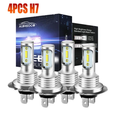 For Kia Sorento 2015 - 2019 LED Headlight High Low Beam Light Bulb Combo 6000K - Image 1 of 4