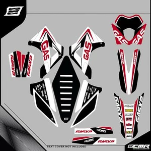 Kit Grafiche adesivi Compatibili GAS GAS MX 10 11 2010 2011 - Imagen 1 de 1