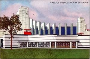 Postal HALL OF SCIENCE Entrada Norte CENTURY OF PROGRESS Chicago, IL c1933 - Imagen 1 de 2
