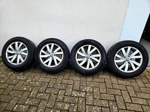 VW Passat Original 16" Zoll Alu Winterkompletträder - Bild 1 von 7