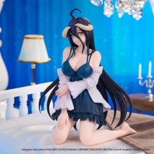 120mm Overlord Albedo Night Dress Figure Toy PVC Statue Model Ornament - Picture 1 of 5