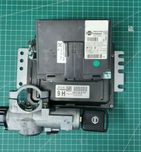 Nissan Almera Engine Computer ECU MEC32-260 D2 3908 (9H) Start Kit Set + Key  - Picture 1 of 6