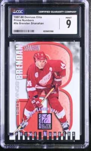 CGC Mint 9 1997-98 Donruss Elite Prime Numbers 9a Brendan Shanahan - Picture 1 of 2