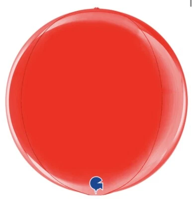 GRABO GLOBE RED 4D FOIL BALLOON 15"/38cm Foto 1 de 2