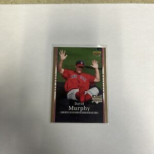 2007 Upper Deck First Edition #5 David Murphy Rookie RC Gold Parallel