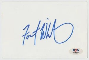 FOREST WHITAKER Signed 4 x 6 Index Card Autograph PSA/DNA Certified Authentic - Picture 1 of 1