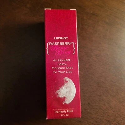 Bálsamo labial Perfectly Posh Raspberry Bang-Bang Lipshot  Foto 1 de 4