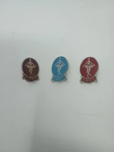 (3) Vintage N.S.D.T. Dance Theatre Ballerina Dancer Lapel Pins Brooch Badges - Picture 1 of 9