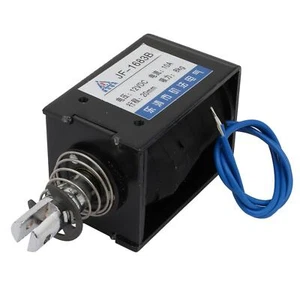 DC12V 10A 20mm 8kg Druck ziehen Typ Rahmen Solenoid Elektromagnet JF-1683B - Bild 1 von 2