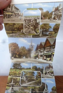 Lettercard Sutton Angel Hill Footbridge Rose Park Manor Park Cheam Rd shops - Picture 1 of 3