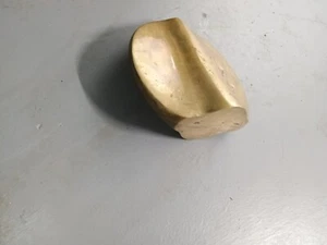 1989s sculptural Japanese Brass Vase - Picture 1 of 4