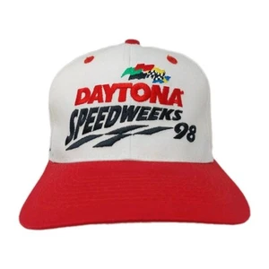 Vintage Daytona Speedweeks 98 1998 Snapback Hat Cap NASCAR: Daytona Beach FL - Picture 1 of 9