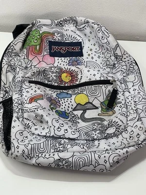 Mochila para computadora portátil Jansport Cross Town Color Me en edición viaje escolar Foto 1 de 4