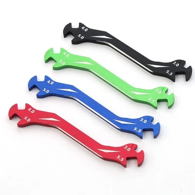 3/4/5/5.5mm Aluminum RC Car Model Repair Spanners Multi-Turnbuckle Wrench Tool - Image 1 of 4