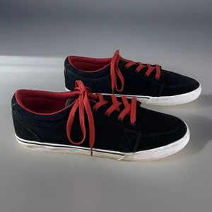 Globe All Day Comfort Mens Black Suede Skate Shoes Shockbed Size 11.5 - Picture 1 of 8