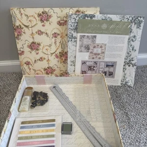 Anna Griffin A Year of Scrapbooking & Card Making Pink Box Kit Floral New A92 - Picture 1 of 5
