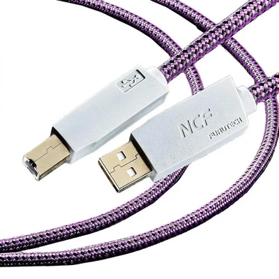 Japan NEW FURUTECH GT2 NCF USB-B Cable 1.2m Type A-B USB2.0 Data Transfer - Image 1 of 2