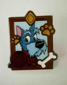 Prendedor Loungefly Disney Perro Retrato Caja Ciega JOCK - DAMA Y EL VAGABUNDO - NUEVO - Imagen 1 de 8