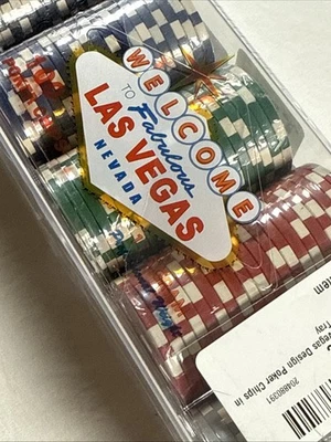 Bienvenido a Fabulous Las Vegas Nevada Peso Profesional 11.5g Fichas de Poker 100 Foto 1 de 3