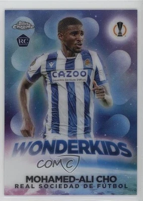 2022-23 Topps Chrome UEFA Club Competitions Wonderkids Mohamed-Ali Cho Rookie RC - Image 1 of 2