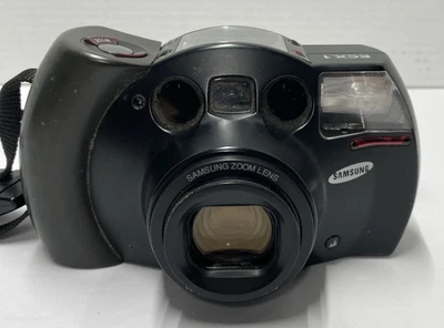 Samsung ECX 1 35mm Point & Shoot Film Camera 35mm- Powers Up- Not Film Tested  - Image 1 of 4