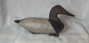 Vtg Working Canvas Back Duck Decoy With Strap & Weight Hand Made CHIPPY - Picture 1 of 24