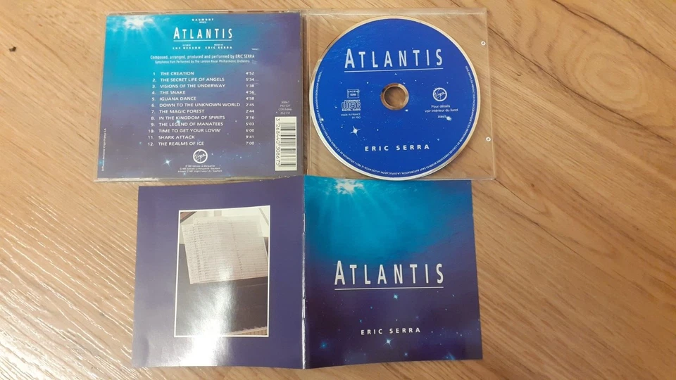 CD Eric Serra (Composer) Atlantis VIRGIN 1991 O.S.T. FILMMUSIK Original Soundtra - Bild 1 von 1