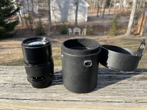 Vintage Minolta Camera Lens MD Minolta Celtic 135mm 1:3.5 With Case Japan - Picture 1 of 9