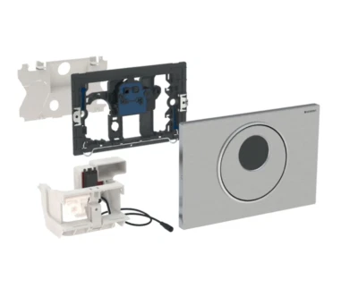 Placa actuadora de montaje en pared de inodoro Geberit 115.890.SN.5 única ACERO INOXIDABLE nueva Foto 1 de 4