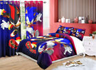 Sonic The Hedgehog Blackout Curtain Duvet Cover Pillowcase Bedding Set Kids Gift