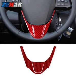 Cubierta de barbilla interior de fibra de carbono roja para Mazda CX-9 2010-2015 - Imagen 1 de 10