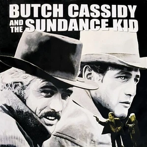 STEVE KAUFMAN "BUTCH & SUNDANCE" | UNIQUE OIL PAINTING | LARGE 47X47" | GALLART - Picture 1 of 3