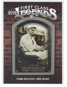 Ty Cobb 2006 Upper Deck First Class Legends Card# FCL-27 - Picture 1 of 4