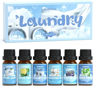 Laundry Collection Essential Oil Set, ARVIDSSON Natural Clean Fragrance Oil for - Picture 1 of 20