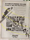 rare large single page 1991 advert - ABC Wide World Of Sports
