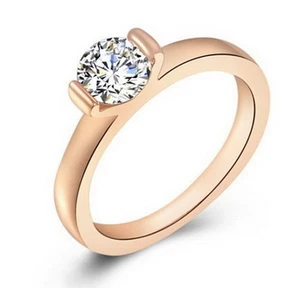 Stilistischer Kristall Zirkonia Damenring Design-Hochzeit - Bild 1 von 1