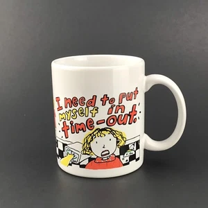 Schuhkarton Grüße Punze Kaffeetasse Ich muss mich in Auszeit versetzen lustig - Bild 1 von 5