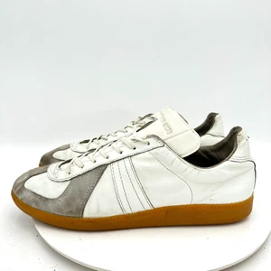 Scarpe da ginnastica Bundeswehr BW Sport esercito tedesco da uomo taglia 12M in pelle scamosciata bianca - Foto 1 di 12