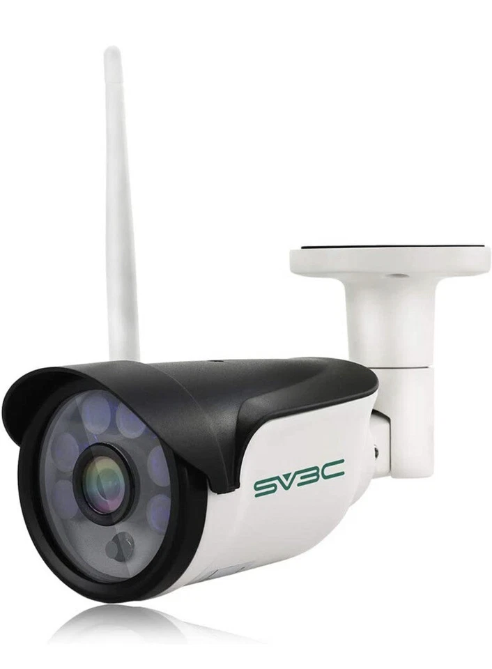 WiFi Wireless Security Camera Outdoor, SV3C Full HD 1080P Home Security IP IP66 - Image 1 of 4